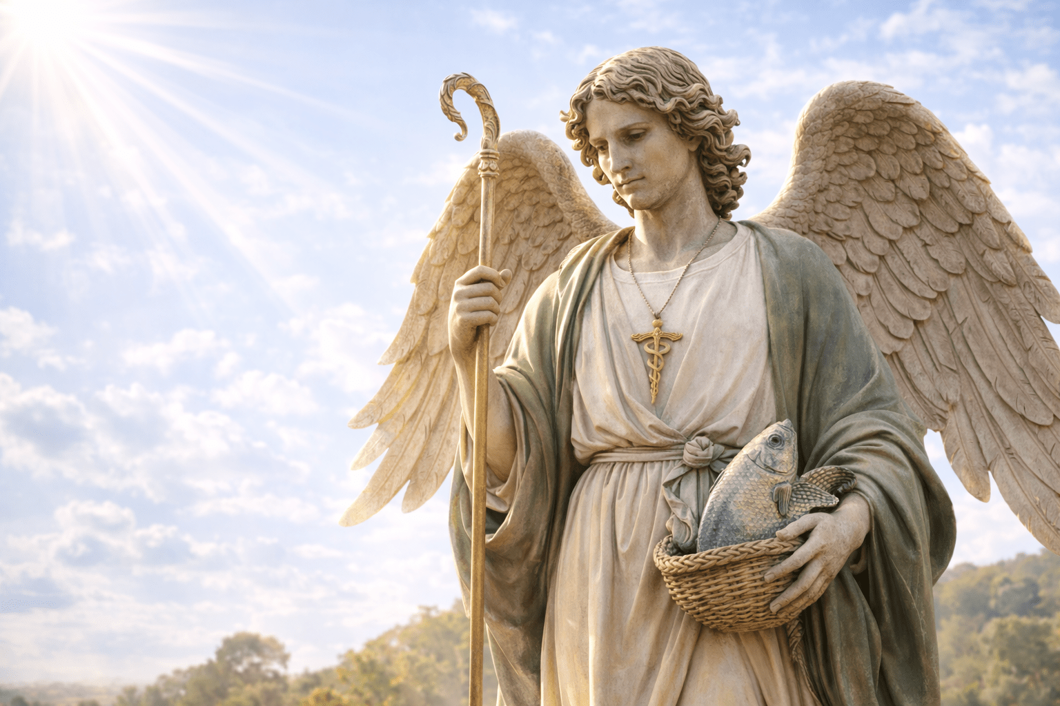 大天使ラファエルの名前に込められた意味｜象徴と役割を解説