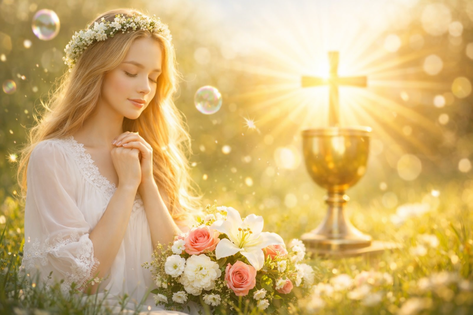 祝福を意味する女性洗礼名30選｜神の恵み・幸福を象徴する美しい名前一覧